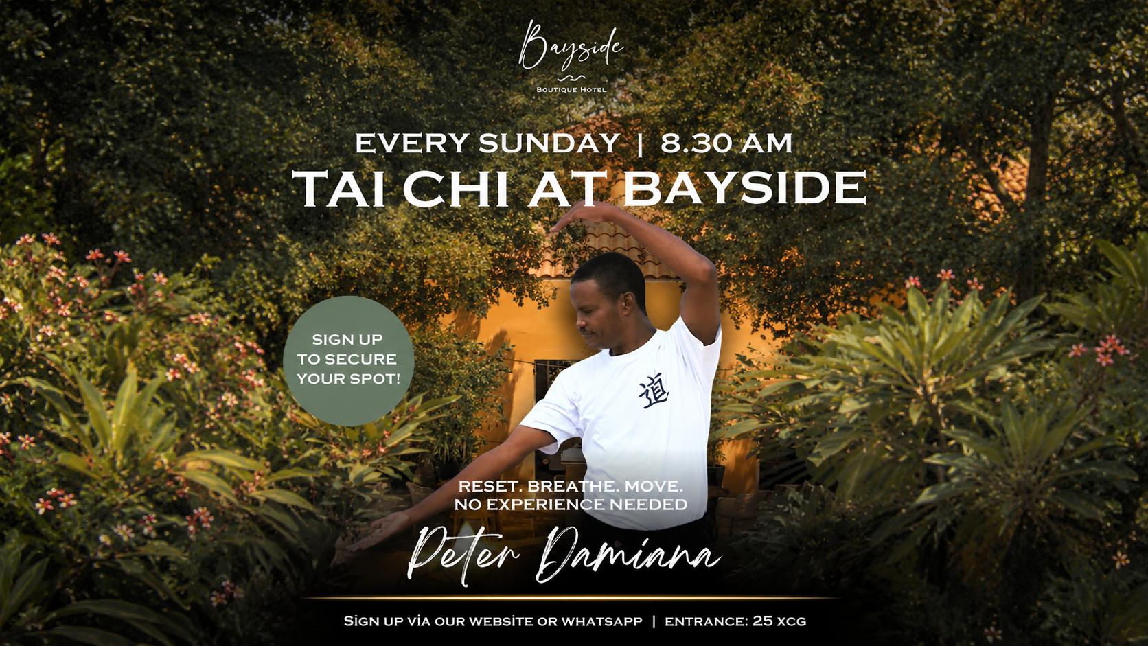 Blue Bay Curaçao Golf & Beach Resort | Tai Chi Sunday at Bayside Boutique Hotel